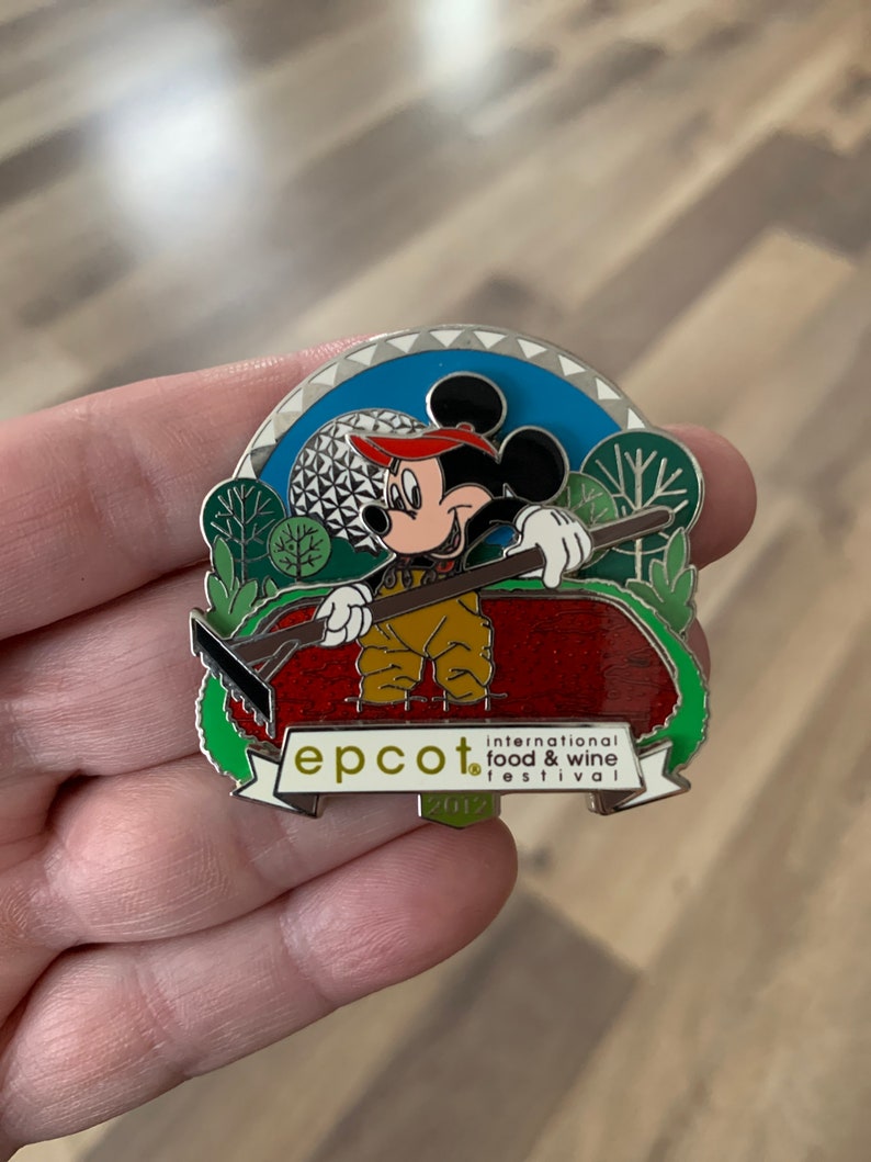 Epcot\u00ae International Food and Wine Festival 2012 Pin 92629 WDW Mickey Mouse