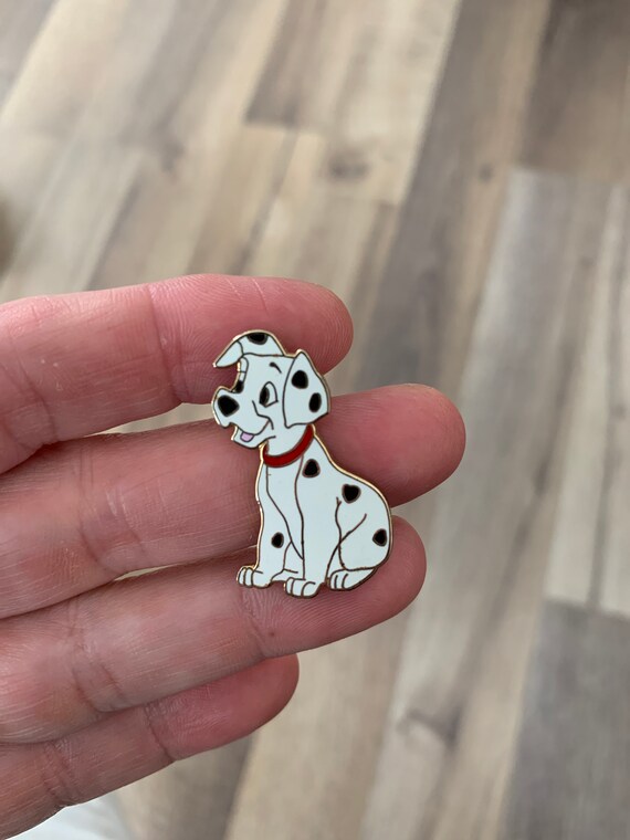 2 Dalmatian dog pin badge Playful puppy and one sitting Metal Enamel 2 Dalmatian dog pin badge Playful puppy and one sitting Metal Enamel