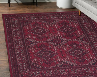 Playa Rug Denali Design, Machine Washable - Eco Friendly, Non-Slip Backing, Stain-Resistant Area Rug/Runner Rug