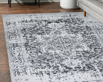 Playa Rug Himalayas Design, Machine Washable - Eco Friendly, Non-Slip Backing, Stain-Resistant Area Rug/Runner Rug