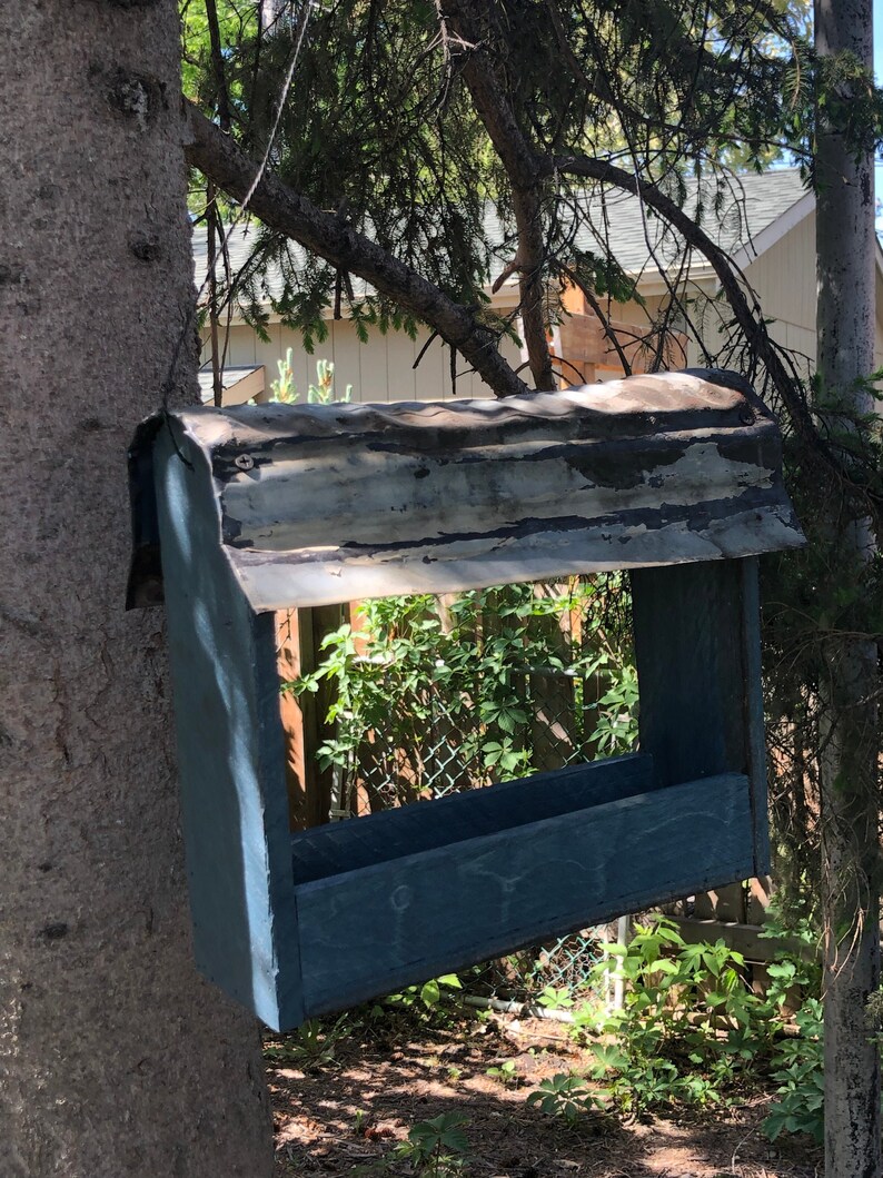 Rustic Bird Feeder Etsy