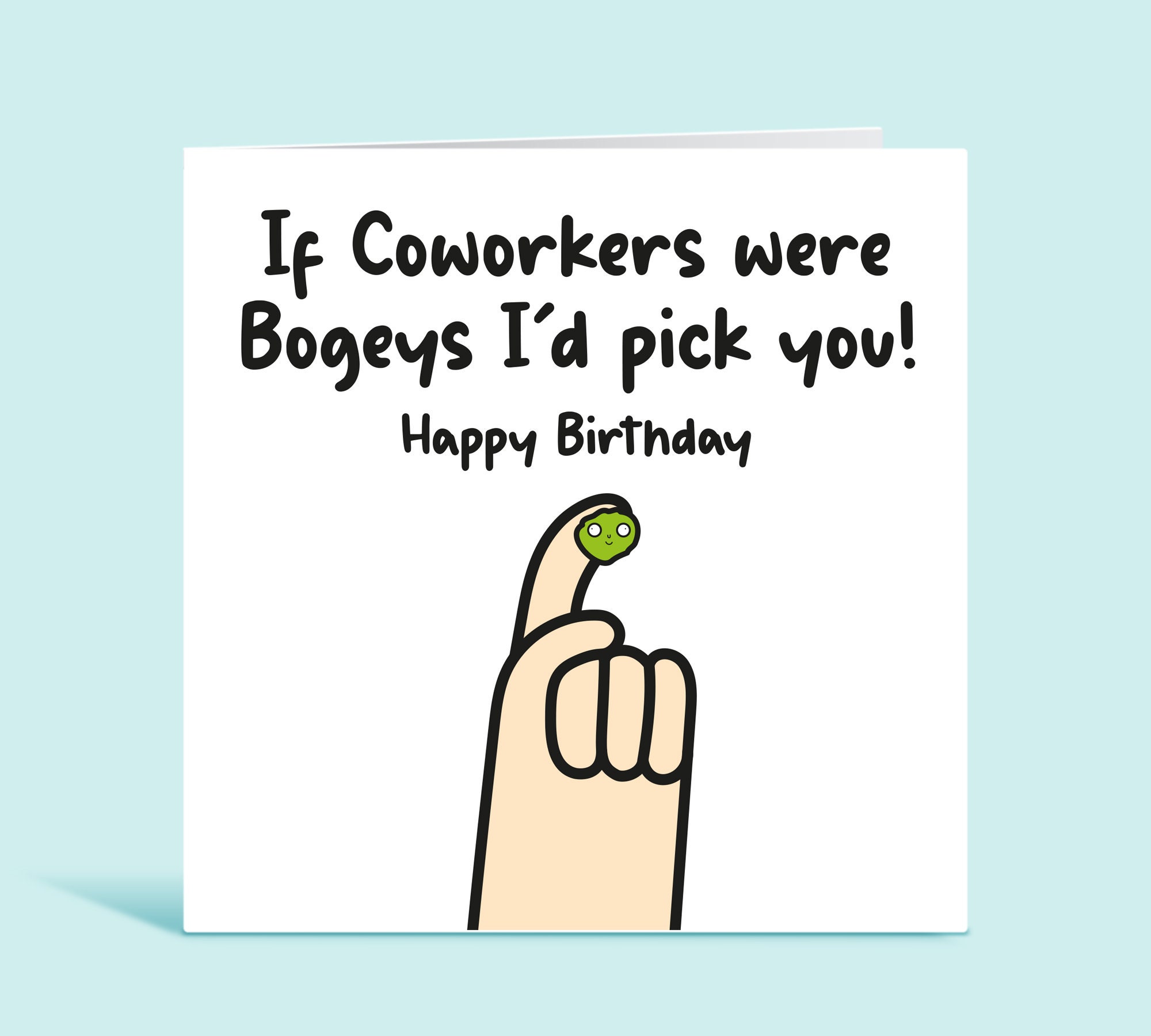 If Coworkers Were Bogeys I'd Pick You Funny Birthday Card - Etsy Singapore If Coworkers Were Bogeys I'd Pick You Funny Birthday Card - Etsy Singapore