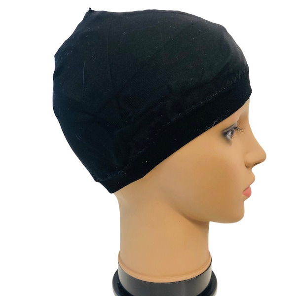 Handmade Silk-Lined Wig Cap, 100% Mulberry Silk, Non-Slip, Stretchable, Keeps Wigs Natural and Flat, Prevents Hair Dryness and Breakage