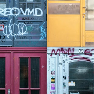 Berlin Doors Poster, Berlin Travel Poster, Colorful Doors Photo, Travel Photography, Urban Poster, Berlin Wall Art, Colorful Doors Photo image 5