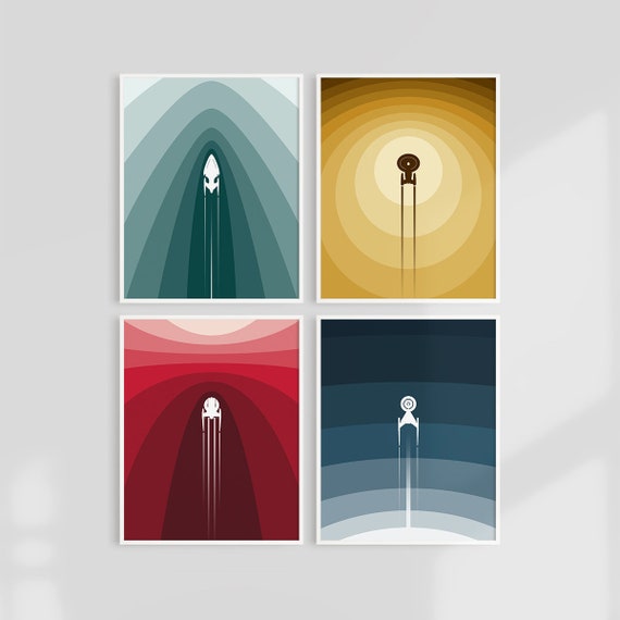 Space Wall Art Star Trek Print Outer Space Decor Space | Etsy