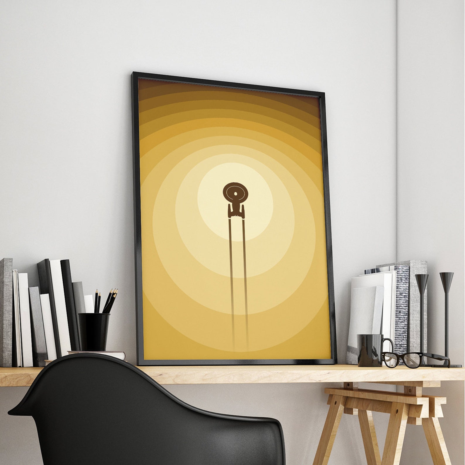 Star Trek Print Space Wall Art Set of 3 Prints Star Trek - Etsy
