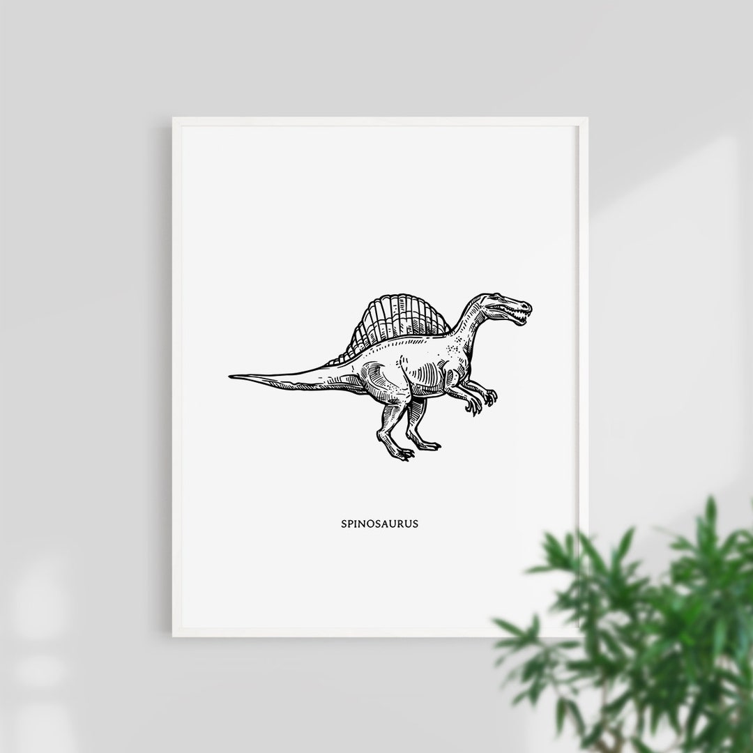 Dinosaur Poster, Dino Wall Art, Printable Dinosaurs, Bedroom Decor ...