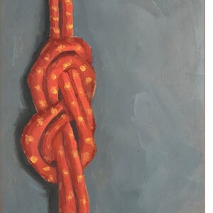 Cards 8 Pack Climbing Rope 4.25&quot;x5.5&quot; Folded Blank Notecard Adventure Figure 8 Knot Outdoorsy Any Occasion by LucyGracie Studios