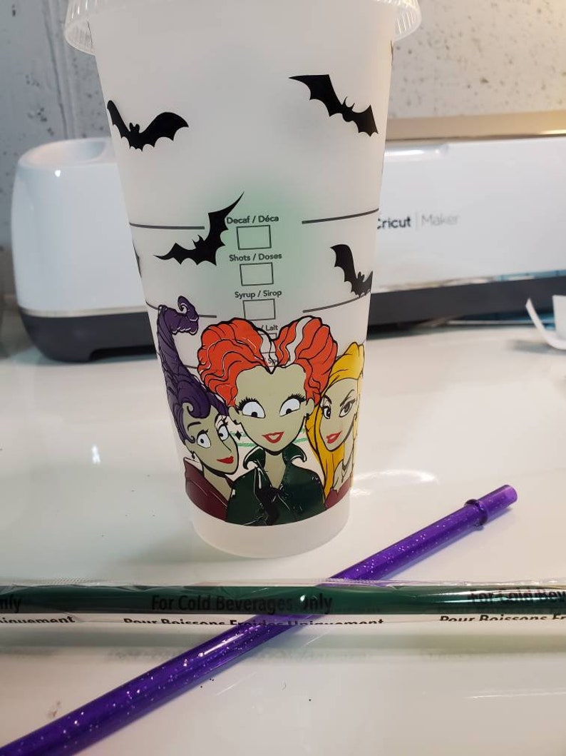 Sanderson sisters hocus pocus inspired starbucks cold cup image 1.