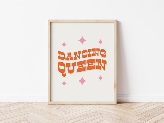 Wall Art Print, Dancing Queen