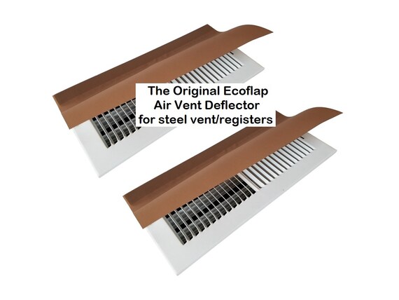 2 Pack Air Vent Heat Cold Deflector Wall Floor Register Vents