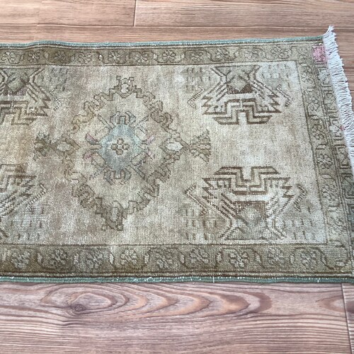 1’8x2’9/home decor rug/bedroom small rug/bathroom mini rug/shoe mat shops rug/door mat rug/vintage mini rug/oushak mat rug/Turkish small rug/rugs