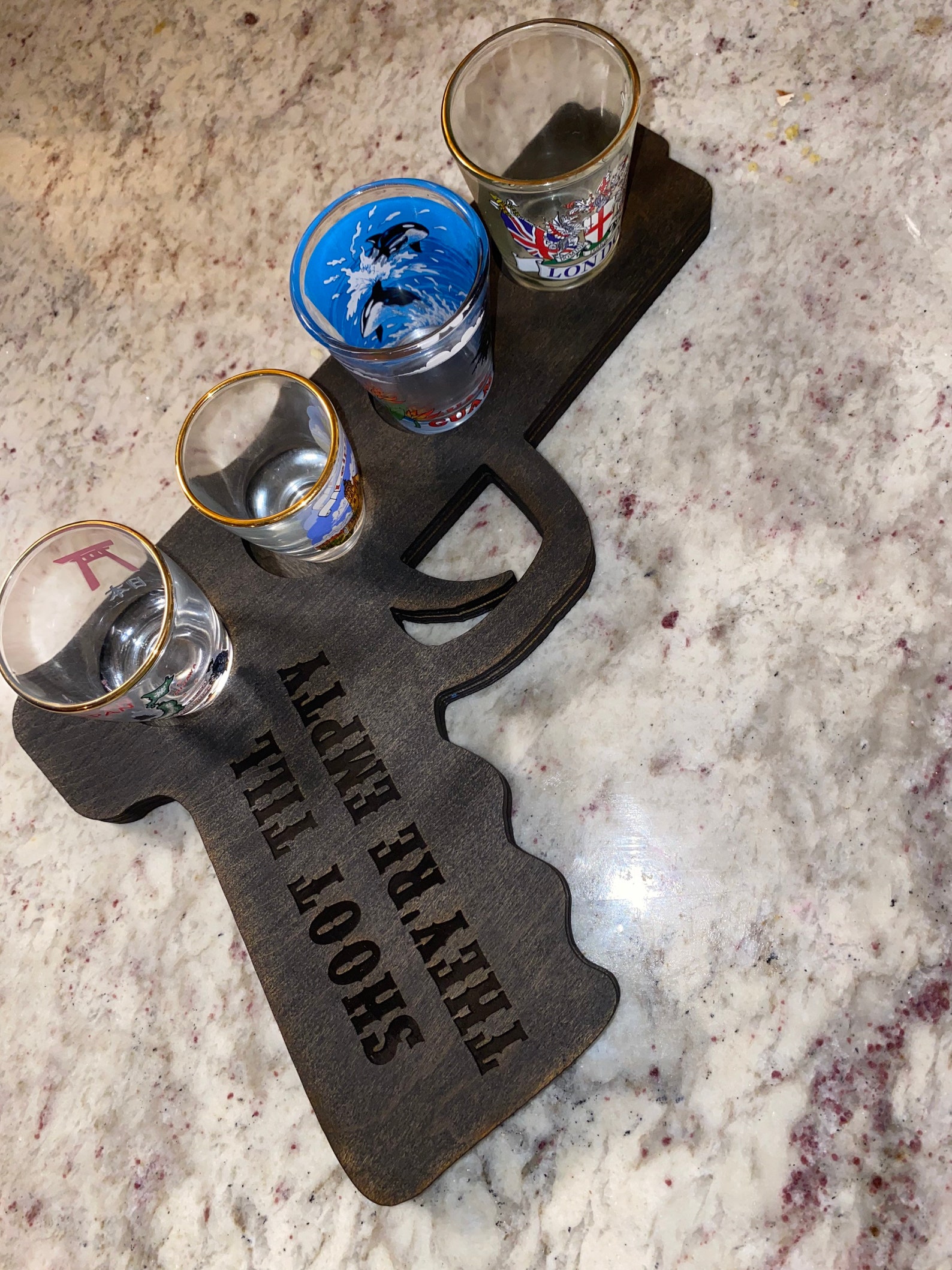 Gun Shot Glass Flight - Etsy