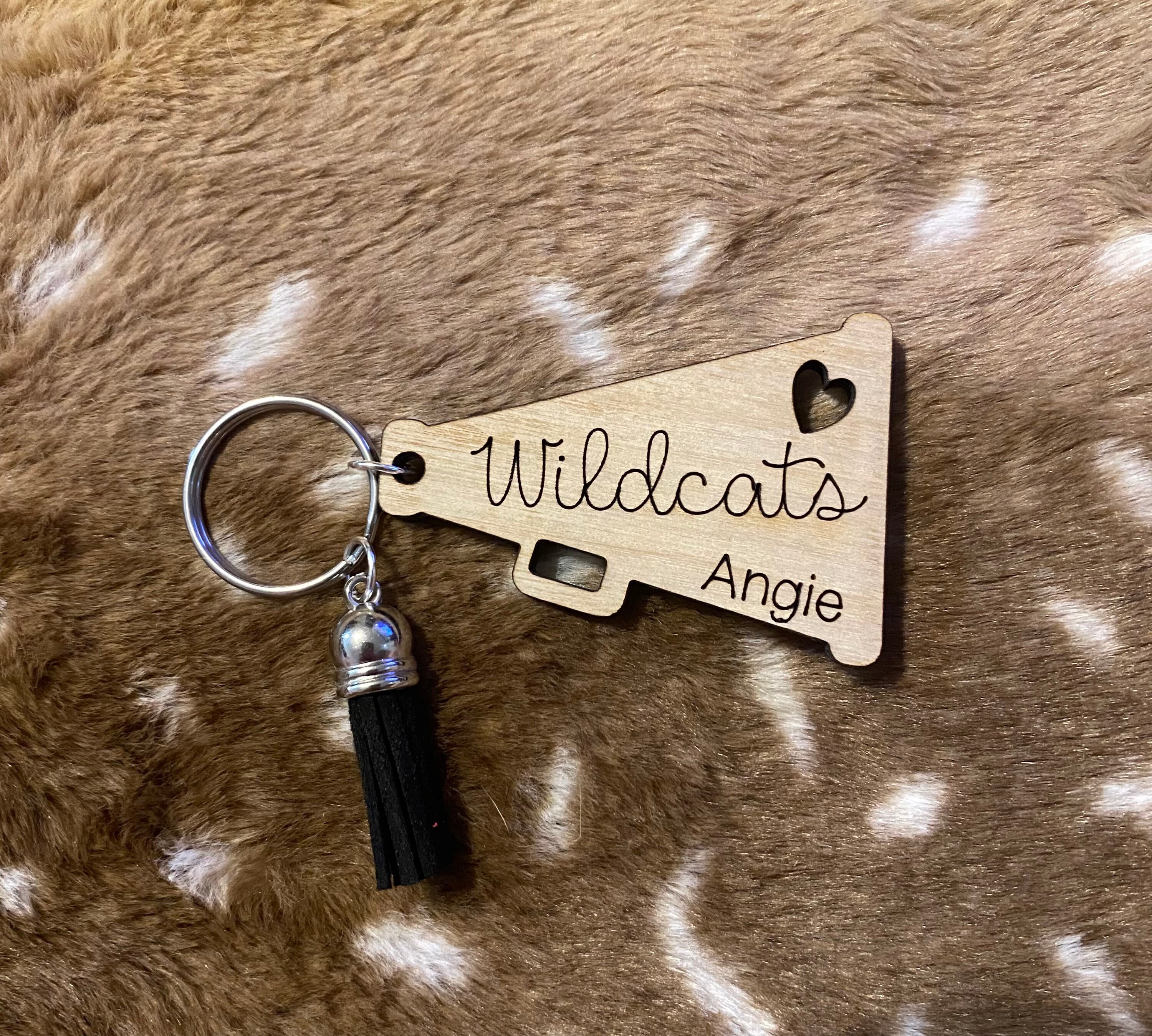 Personalized Cheerleading Keychains Etsy