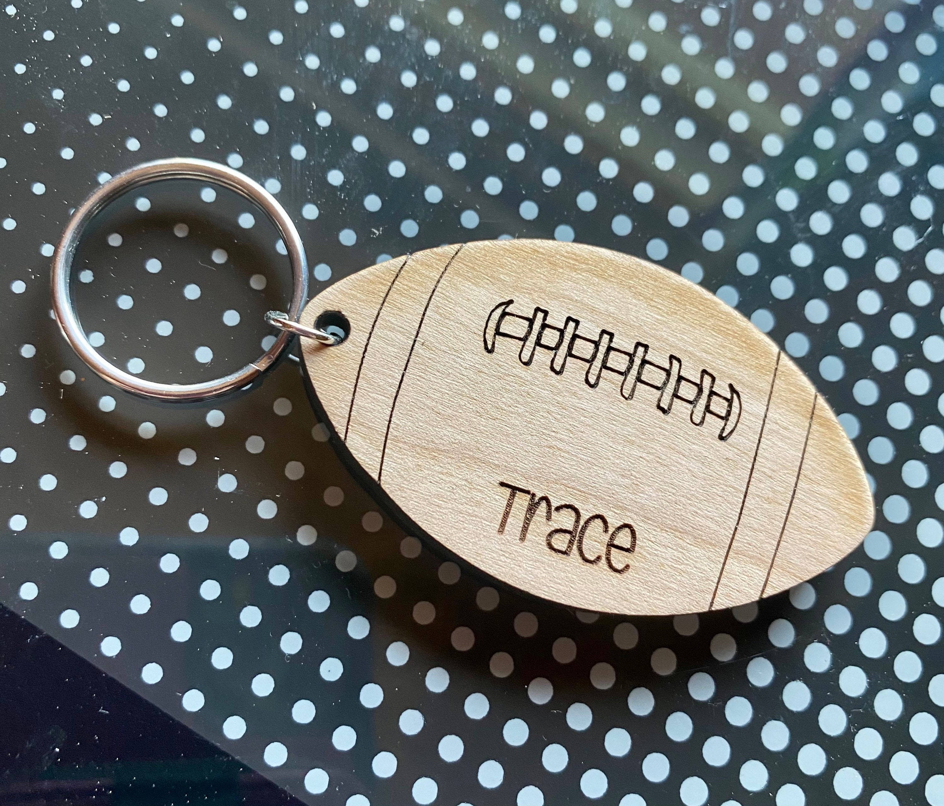 Football Keychains Etsy