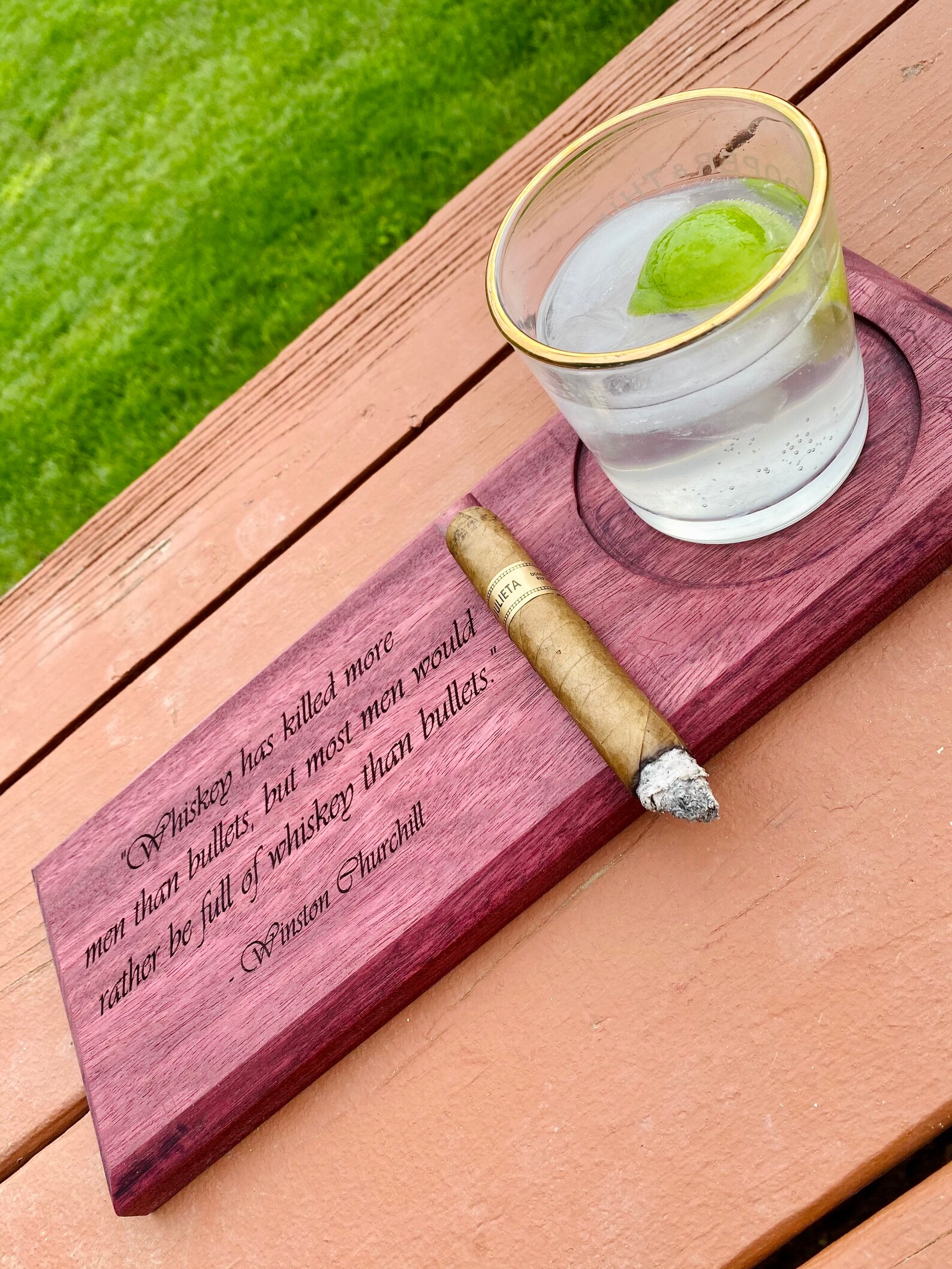Smoke and Drink Tray Etsy