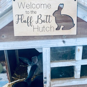 Rabbit Hutch Signs - Etsy