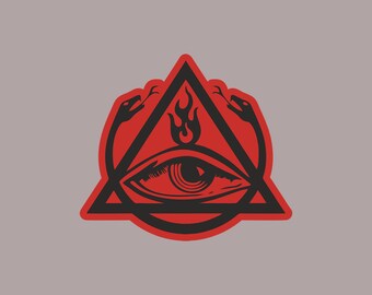 Venture Bros - The Triad Vinyl Sticker 7.5mm