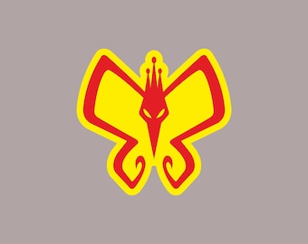 Venture Bros - The Mighty Monarch Vinyl Sticker 7.5mm