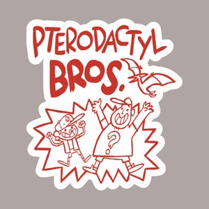 Vinylsticker Pterodactyl Bros - Gravity Falls