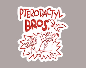Pterodactyl Bros - Gravity Falls Vinyl Sticker