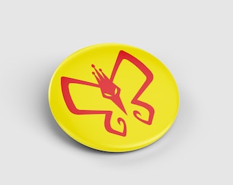 Mighty Monarch 25mm Button Pin