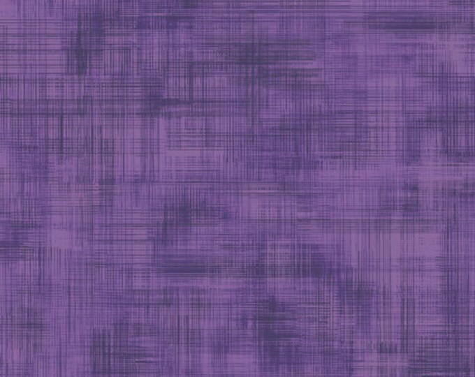 SIMONE, Solid Purple Linen looking,