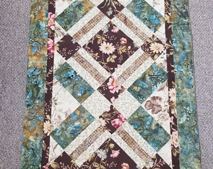 Large Floral Table Runner