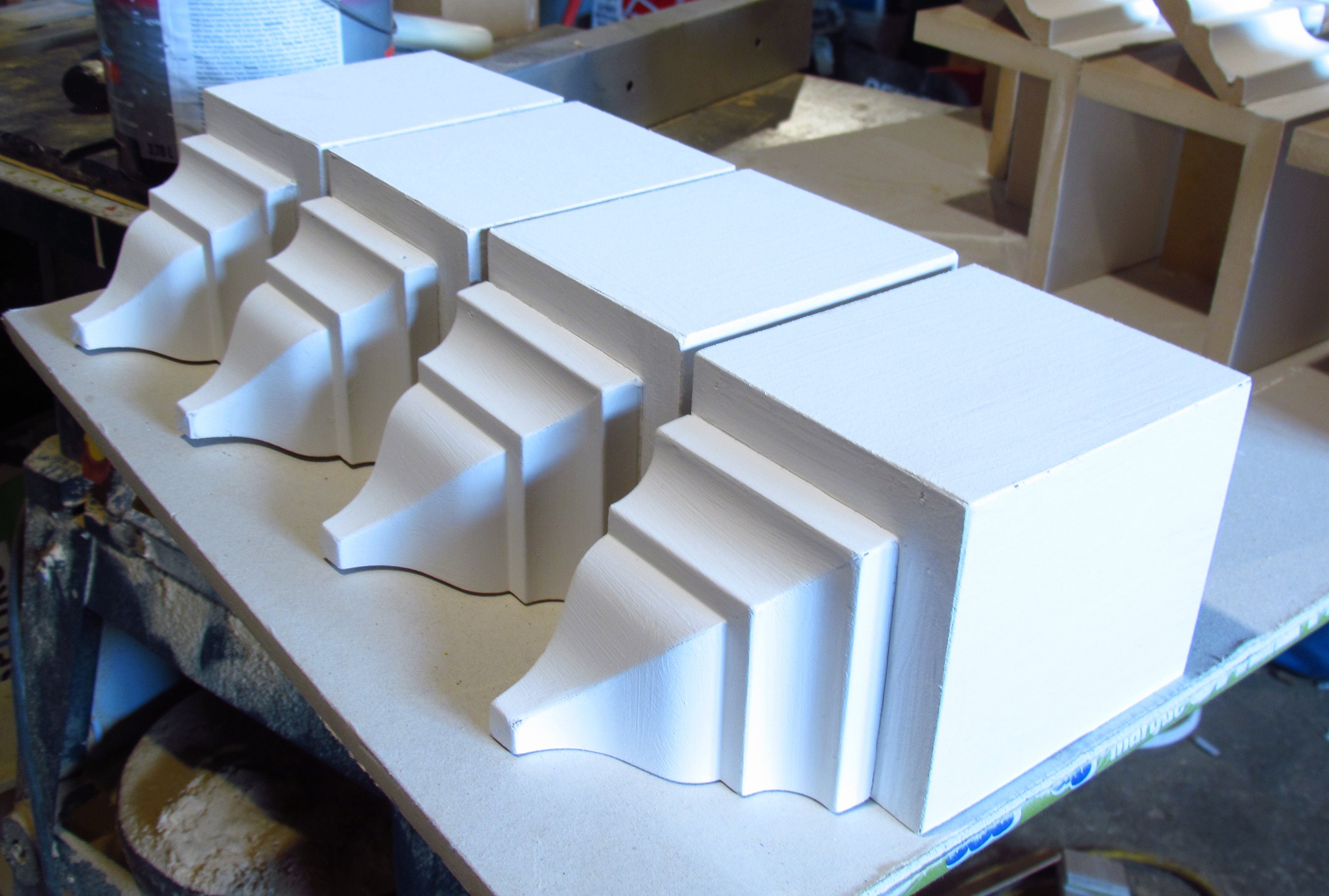 Custom Crown Molding Easy Inside Corner Blocks Complete DIY Etsy
