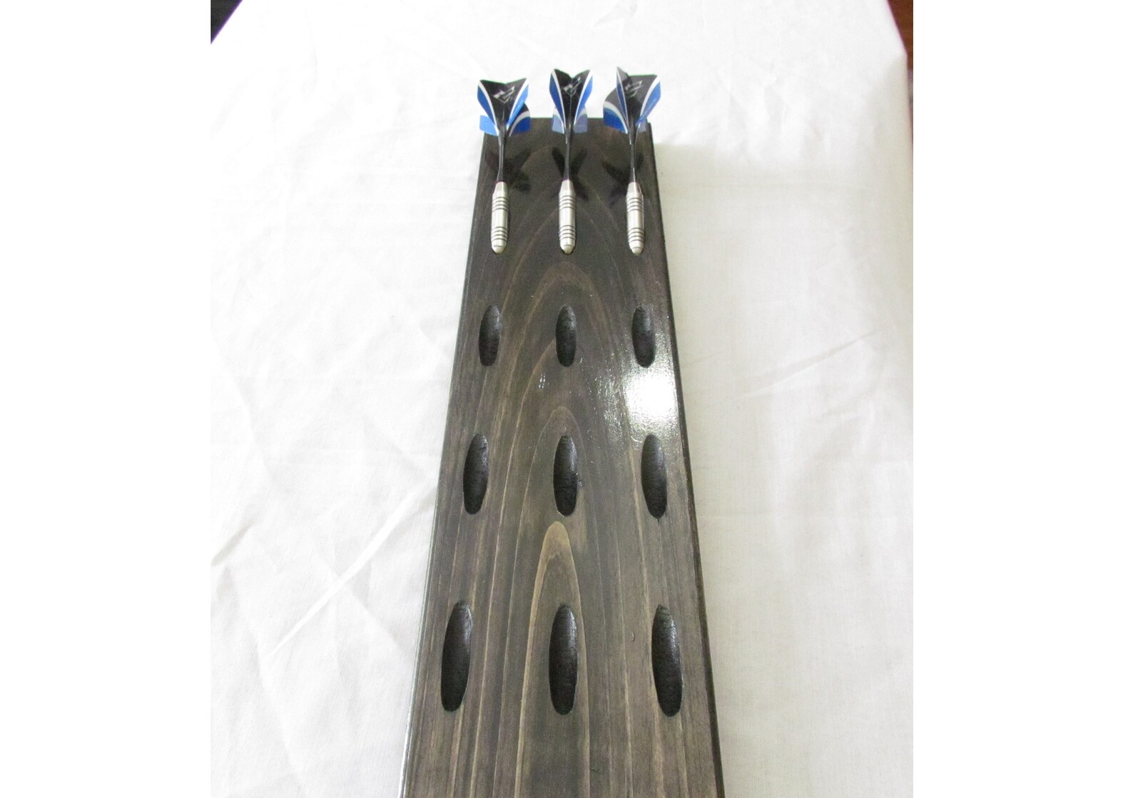 Wood dart holder 15 throwing darts wall rack dart tree gift Etsy