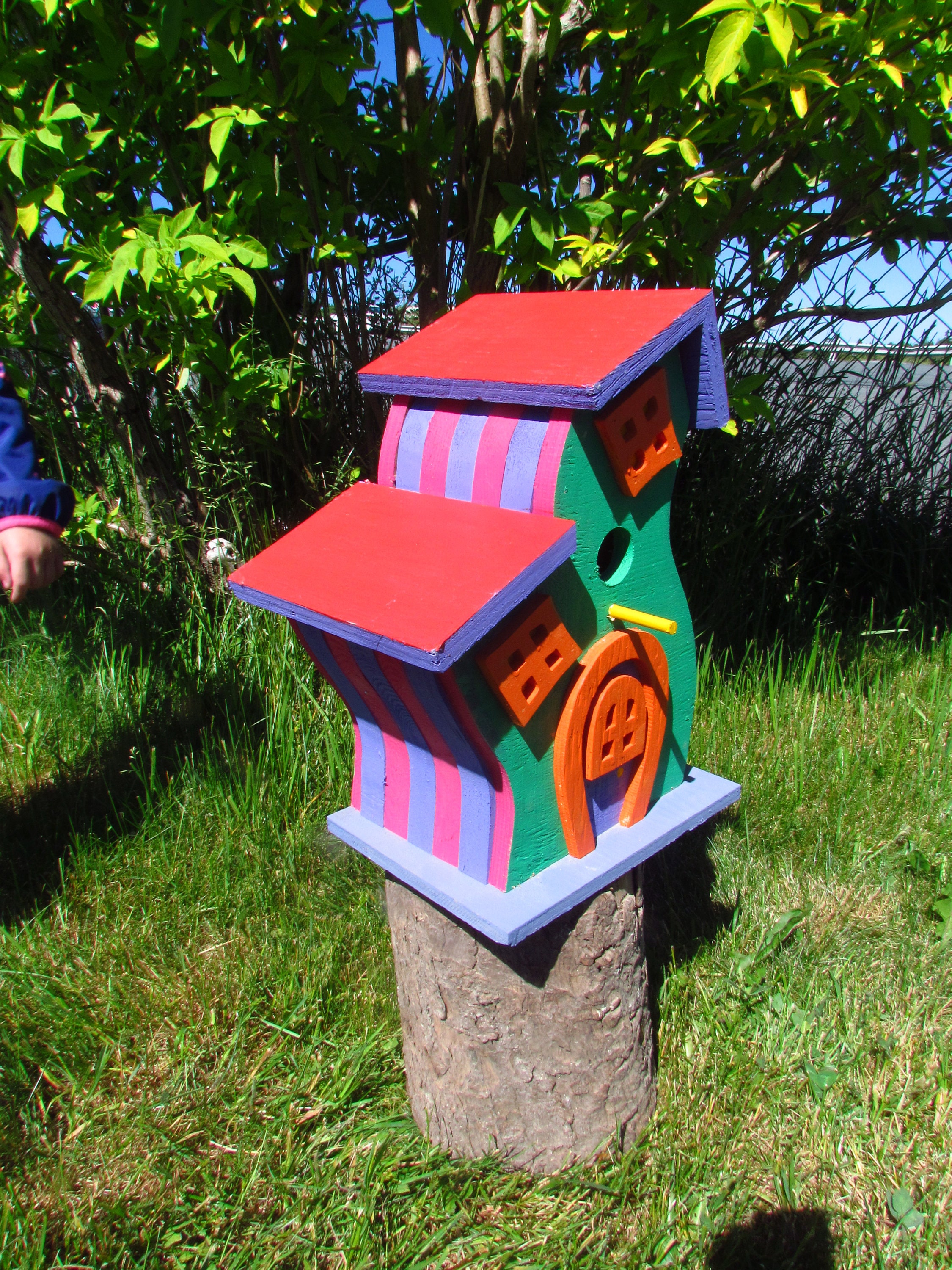 Colorful Jelly Bean Row Rowhouse Birdhouse Etsy