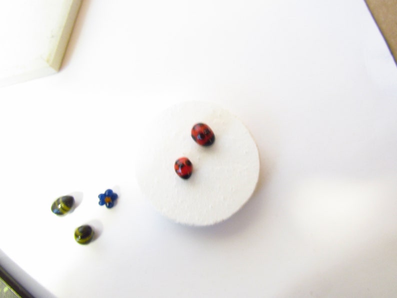 Ladybug bumblebee terp pearls dab banger bead mini glass | Etsy