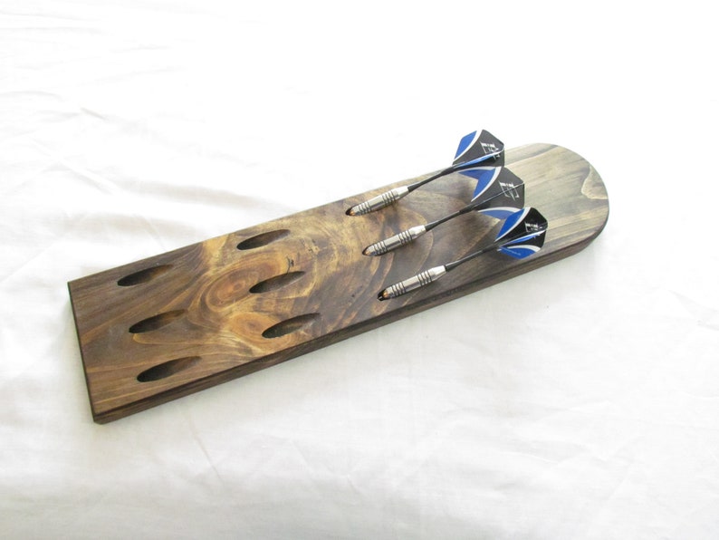 Wood Dart Holder 9 Throwing Darts Wall Rack Dart Tree Gift Etsy