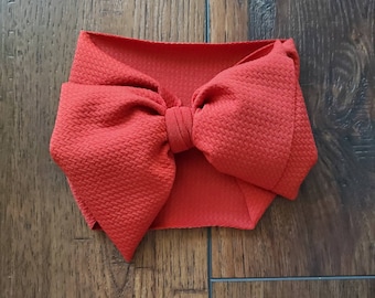 Pumpkin Big Bow Wrap