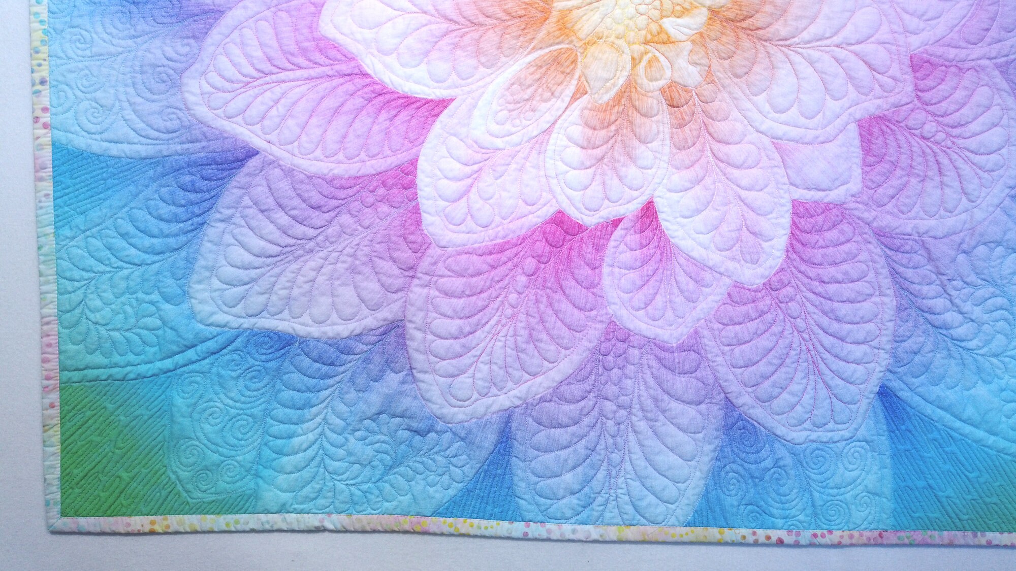 Floral Wall Décor, Floral Quilt Art, Dream Big Opal Flower Wall Art