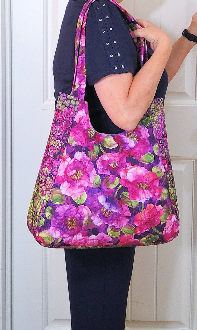 Top Handle Bag Quilted Hobo Shoulder Bags Medium or Large Etsy