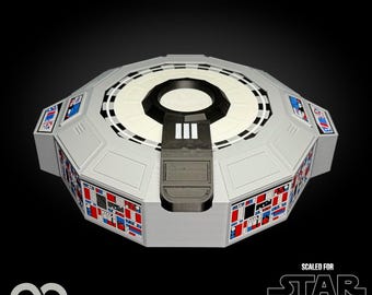 Accesorio impreso en 3D para mesa holográfica Star Wars KOTOR EBON HAWK de 6" o 3,75".