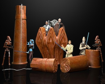 Star Wars GEONOSIS ARENA Diorama Scaled for 6" OR 3.75"