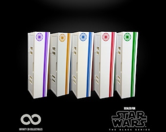 Taquillas para clones de Star Wars Black Series impresas en 3D