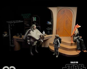 Star Wars WATTO's Junk Shop Diorama (Scaled for 6")