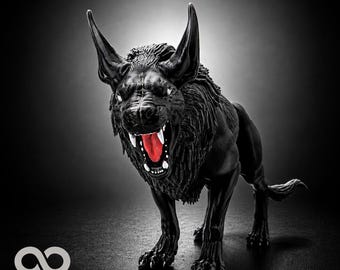 Perro impreso en 3D de Star Wars Keibu (escala de 6 pulgadas)