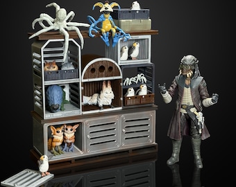 Star Wars Black Series CREATURE STALL Diorama from Galaxy's Edge