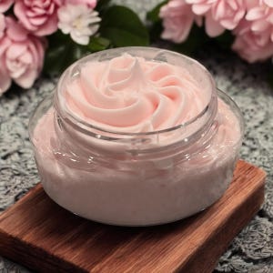 Cherry Almond Body Cream, Body Cream for sensitive skin, Body Cream for dry skin, Moisturizing Body Cream, Gifts under 20.00 for her