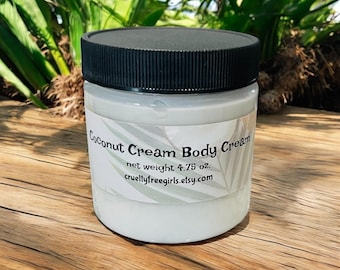 Coconut Cream Body Cream – Deep Hydration for Soft, Glowing Skin