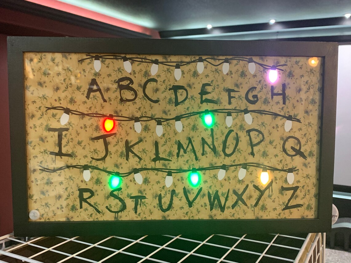 Fully Animated Stranger Things Christmas Lights Alphabet Etsy