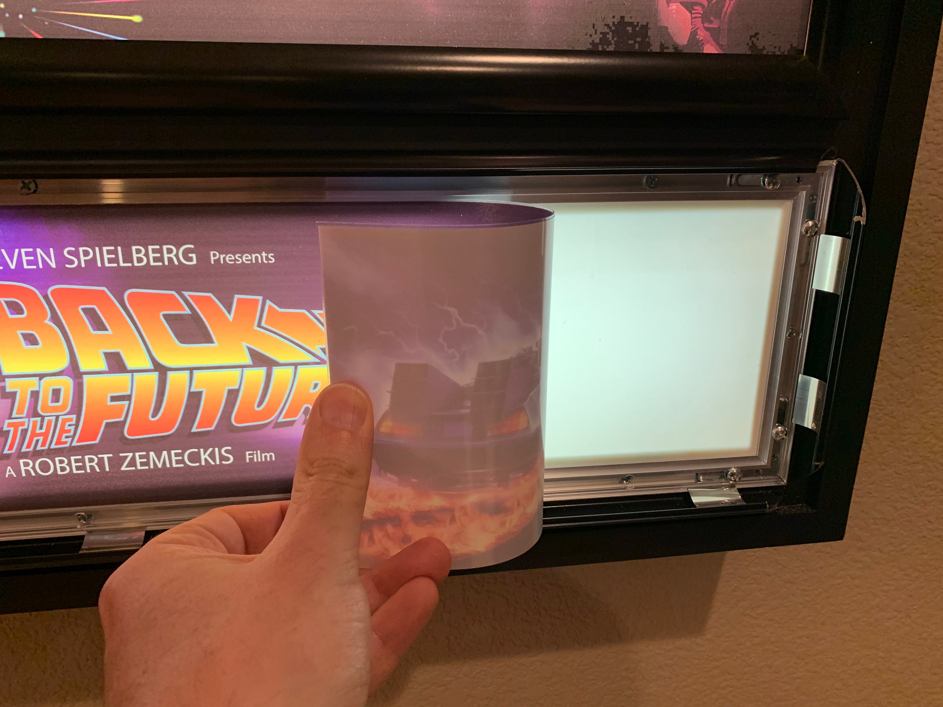 Movie Poster Mylar Light Box With 4 Snap Frames 5x25 Etsy