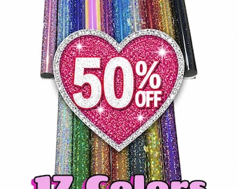 Siser Holographic 20"x 1 Yard - Heat Transfer Vinyl - EasyWeed Glitter HTV - Iron on - Works w/ Silhouette, Cameo, Cricut (CLOSEOUT SALE)