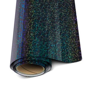Siser Holographic HTV - 20"x1yd - Easyweed Glitter Heat Transfer Vinyl - Iron On or Heat Press - Glitter Tshirt Transfer - Silhouette Vinyl Bild 5