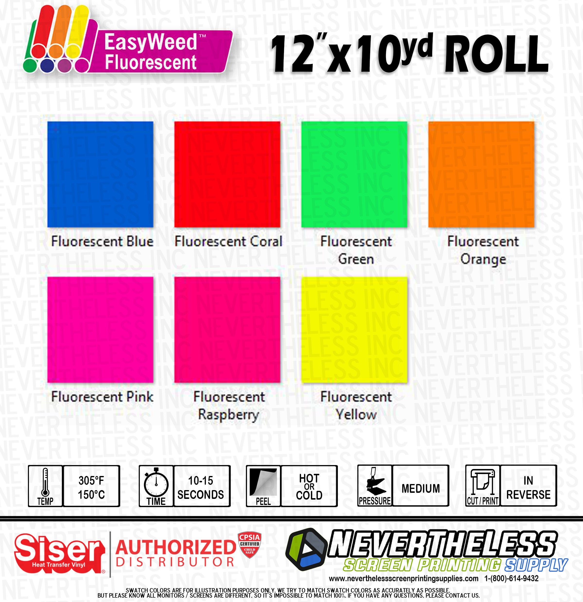 Siser HTV EasyWeed Heat Transfer Vinyl SCRAPS - SIZES & COLORS