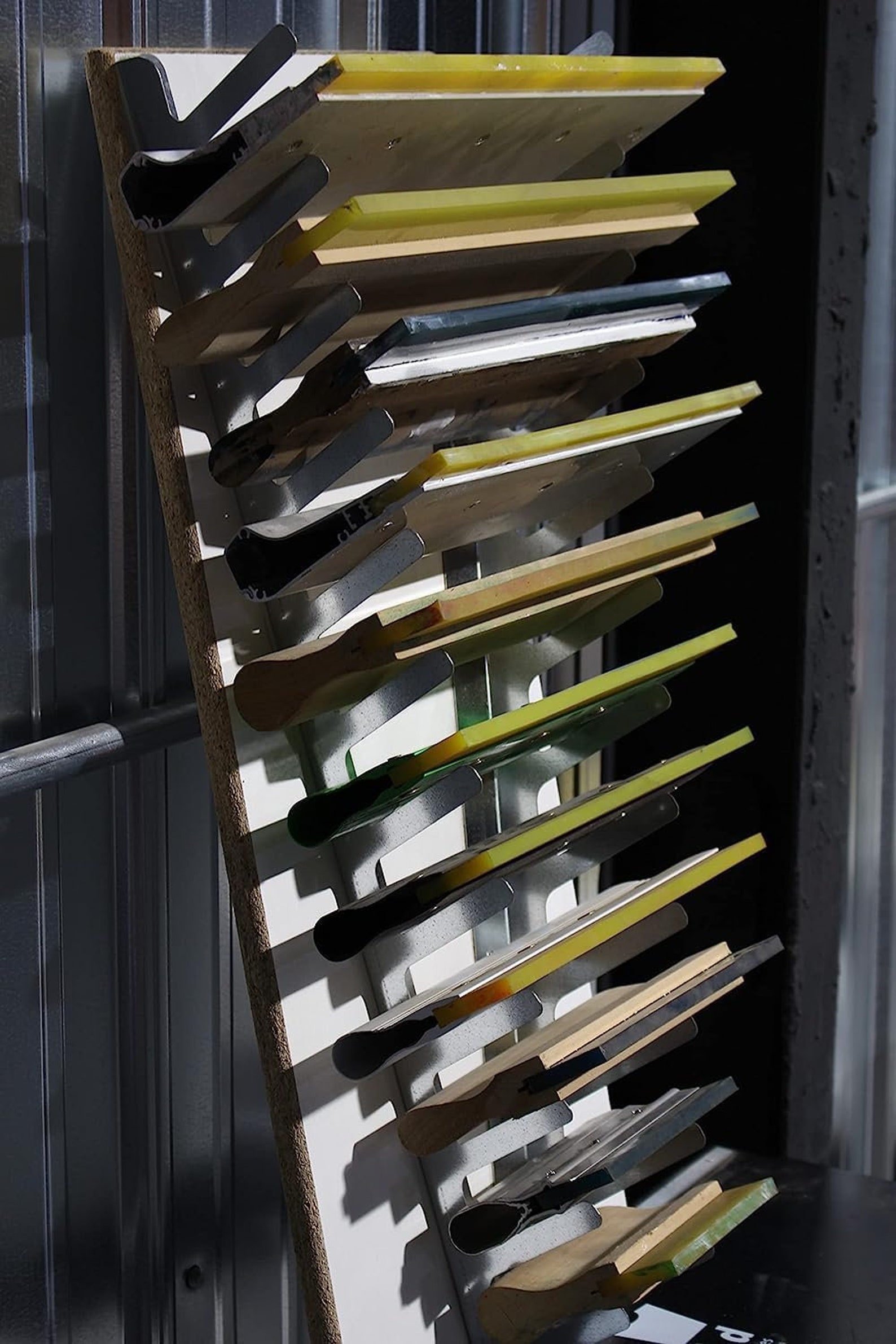 12 Place Squeegee Rack/holder - for Screen Printing - Etsy